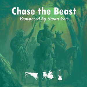 chase the beast - Twan Cox | Melodisch percussie ensemble concertwerk| Basgitaar